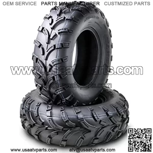 Set of 2 New ATV/UTV Tires 25x8-12 /6PR P373 - 10243