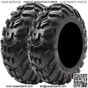 Set Of 2 Tusk Terraform ATV UTV All-Terrain Tires 25x10-12