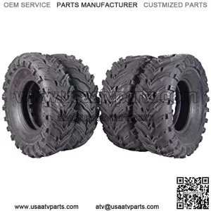 Set of 4 New ATV/UTV Tires 2 of 25x8-12 Front and 2 of 25x10-12 Rear /6PR P377