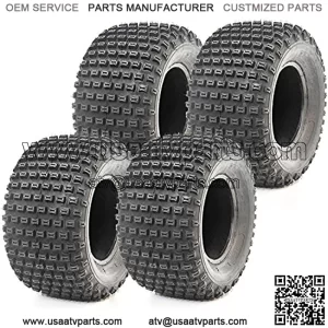 Set of 4 New ATV Tires 22X11-10 4PR P322 Dimple - 10030