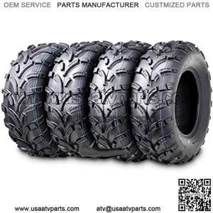 Set of 4 New ATV/UTV Tires 25x8-12 Front & 25x10-12 Rear /6PR P373 - 10243/10244