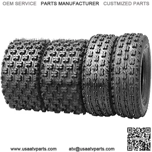Set of 4 Sport ATV Tires 21x8-9 Front & 22x10-10 Rear /4PR Kawasaki