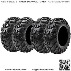 Set Of 4 Tusk Terraform ATV UTV All-Terrain Tires Front: 25x8-12 Rear: 25x10-12