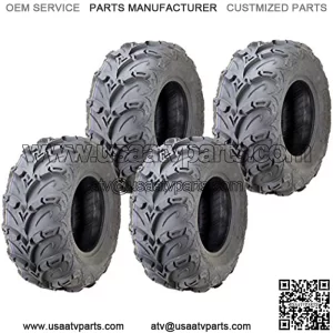 Set of 4 Radial ATV UTV Tires 26x10R12 26x10-12 6PR Mud Sling