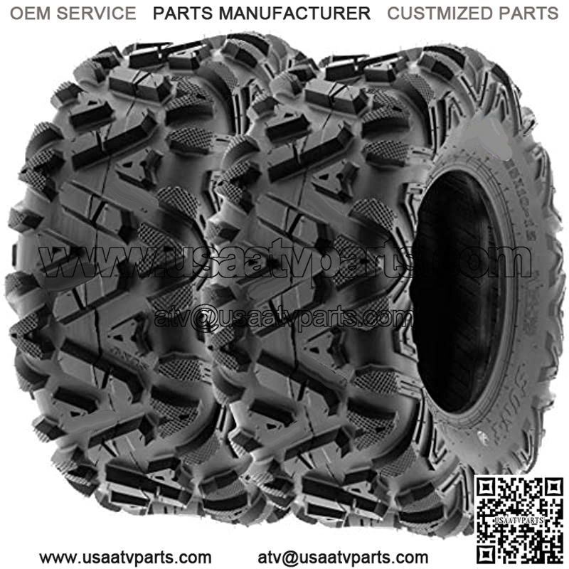 A033 ATV/UTV Tires -- 25x11-12 -- 6 Ply | Pair of 2 | All-Terrain Off-Road