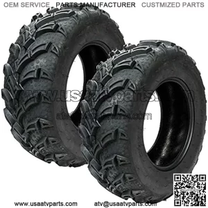 2PCS 25x8-12 Front ATV UTV All-Terrain Tires 6 PLY 25" 25x8x12 Sports Tires