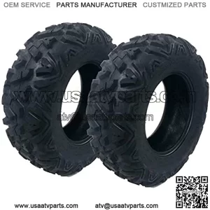 Set of 2 ATV UTV 26x9-12 Tires Mud Tire 26-9-12 Tires All-Terrain 6 Ply Tubeless