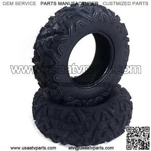 Set of 2 ATV UTV Tires 26x9-12 26 x 9 x 12 ATV UTV Tire All-Terrain 6 Ply Tubeless