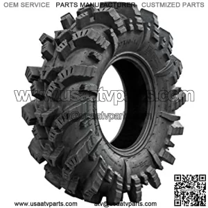 Intimidator UTV / ATV Mud Tire for RZR, X3, General, Maverick, Ranger, Rock & All Terrain UTV Mud Tire | 30x10-14 | 2" Tread Depth | 6 Ply Ratings