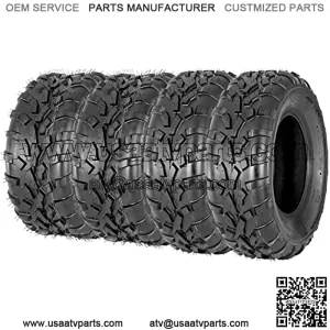 Set of 4 ATV/UTV Tires 25x8-12 Front & 25x10-12 Rear /6PR