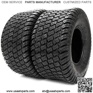 Two New 18x9.50-8 Lawn Mower Golf Cart Turf Tires 4PR PSI 14 Tubeless