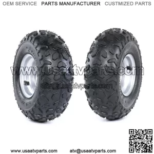 2pcs 6" Wheel 145/70-6 145x70-6 Tire Rim 3 Bolt For Go Kart Golf Cart ATV Buggy