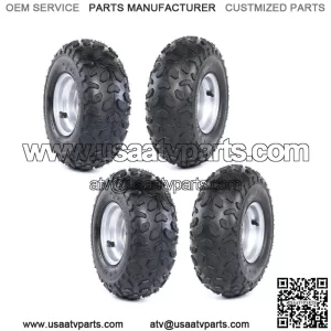 4x 145/70- 6 Wheel Tire Rim Chinese ATV Quad Taotao Coolster Sunl Go Kart Buggy