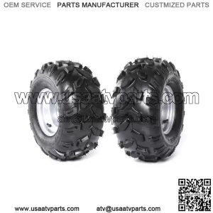 GOLF CART 8" Tire RIM WHEELS 18x9.5-8 KNOBBY TIRES (SET OF 2) 18x9.5x8