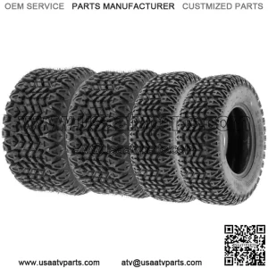 21x7-10 21x7x10 & 22x11-10 22x11x10 4PR ATV UTV Golf Cart Tires [Bundle]