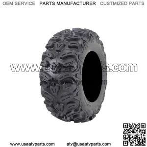 Set of (4) 25-10-12 K587 HTR Bearclaw 8 pr Radial Golf Cart ATV UTV Tires