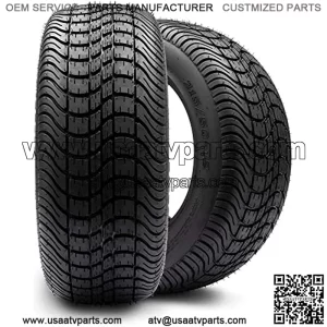 215/50-12 "Cruze" DOT Low Profile Tires for EZGO, Club Car, Yamaha Golf Carts (1, set of 2, or set of 4) (215/50-12, Set of 2 Tires)