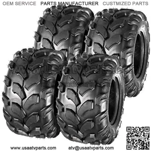 ATV Tires 18x9.5-8 Lawn Mower Tires ATV UTV Off-Road Tires Sport Golf Cart Tractor Turf Tire 18x9.50x8 All-Terrain 4PR P311 Set of 4