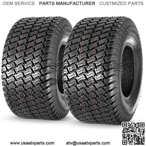 18x8.50-8 18x8.5x8 Lawn Mower Golf Cart Turf Tires 4PR P332, Set of 2