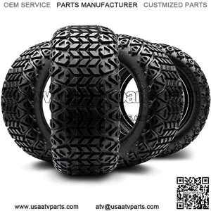 23 x 10-14 DOT All-Terrain Tire for Golf Carts & ATV's (4 Ply Rating) -- 1, set of 2 or 4 (23 x 10-14, Set of 4 Tires)