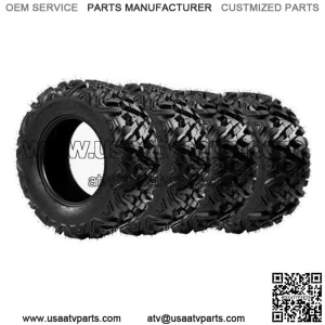 4pcs ATV/UTV Tires 25x8-12 25x10-12 All Terrain AT 6 Ply Rated 25x8x12 25x10-12 (Fits: Yamaha Rhino 660)
