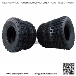 21x7-10 & 20x10-9 ATV TIRE SET (All 4 Tires) Kawasaki KFX400 450R Suzuki LTZ400