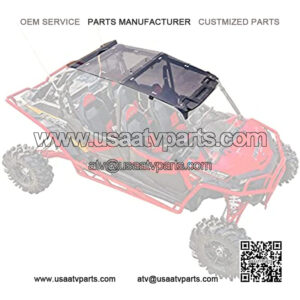 SuperATV Dark Tinted Polaris Roof for 2014+ Polaris RZR XP 4 1000 | Protects Against Weather and Debris | 1/4" Polycarbonate 250 Times Stronger Than Glass | Polaris RZR Roof
