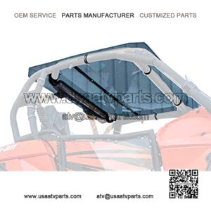 SuperATV Dark Tinted Roof for 2014-2018 Can-Am Maverick | 1/4" Polycarbonate 250 Times Stronger than Glass | Great for Year-Round Use | Protects Against Weather and Debris