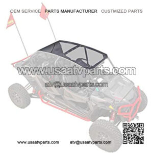 SuperATV Dark Tinted Roof for 2019+ Polaris RZR XP 4 Turbo S/XP 4 Turbo S Velocity | 1/4" Thick Polycarbonate | Protects Against Debris | Gives Full Visibility and Awareness | 4 Seater