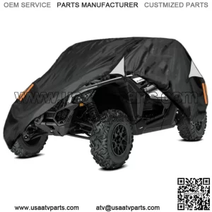 NEVERLAND Utility Vehicle Cover Waterproof For Can-Am Maverick X3 XRS Turbo R RR (For: Can-Am Maverick X3 R)