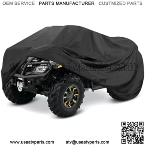 ATV Cover,ATV Covers Waterproof Outdoor Heavy Duty,Car Accessories All Weather Protection Wind and UV Protection Outdoor 4 Wheel Cover,Fits Most ATVs,Scooters,Motorcycles,Guads Up to 86'' Long