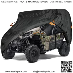 4x4 Utility Vehicle Cover Double Row Seats Storage Fits Kawasaki Teryx4 750 800 (For: Kawasaki Teryx4 800)