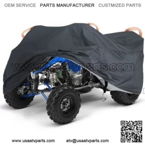 Waterproof ATV Cover Storage Sun Protection For Yamaha 350 660R 700 700R (For: More than one vehicle)