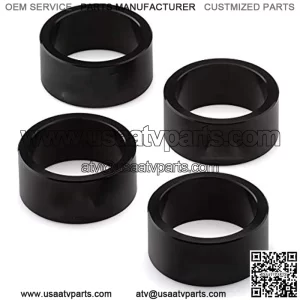 Fits Honda 2.5" Lift Kit Rubicon 500 + Rincon 650 + 680 + Rancher 300 + 350 + 400 + 420 ATV Suspension Lift (Black) T6 Billet