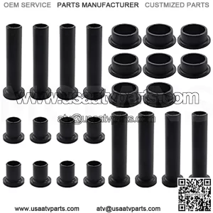 24PCS Rear Suspension Bushing Replacement Kits Fit for Compatible with Polaris Ranger Sportsman 500 700 800 400 1996-2018