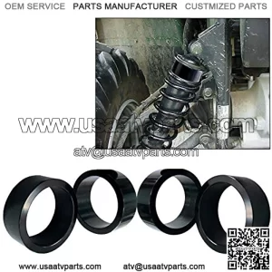2.5" or 2" Inch Rise Lift Spacer Kit For Yamaha Grizzly Series 350 400 450 550 700 ATV (Black, 2.5" inch)