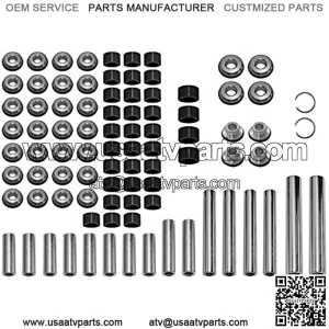 SuperATV Heavy-Duty UHMW A-Arm/Control Arm Bushing Kit for 2017-2020 Polaris RZR S 1000 - Front and Rear - Much Stronger Than Stock!