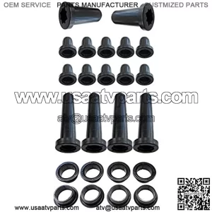 Rear Suspension A-Arm Bushing Kit for Polaris Sportsman 500 HO 4X4 2003-2005 EFI 2007, Include Rear Suspension Control A-arm Long & Short Bushing Arm Lower Bushing Tool, 26 pieces