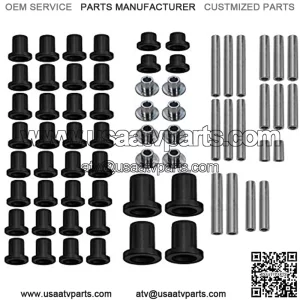 SuperATV Heavy Duty HDPE A-Arm/Control Arm Bushing Kit for SuperATV Arms for Polaris RZR 900/900 4/900 S (2015 ONLY) - Front and Rear - Much Stronger Than Stock!