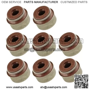 8x Valve Stem Seal for Arctic Cat Wildcat 4X 1000 2014-2017