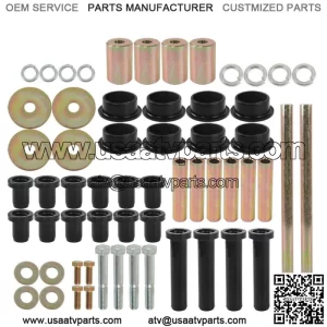 Rear Left & Right A-Arm Bushing Shafts Kit For Polaris Sportsman 400 450 600 700