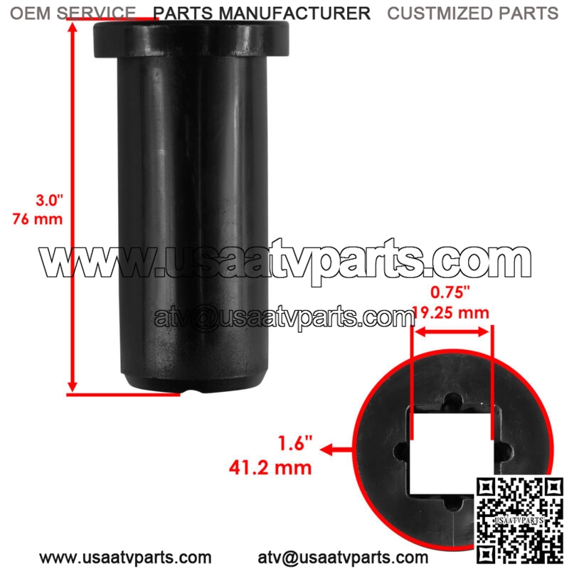 Rear Susp. Stabilizer Tube Bushings for Polaris Sportsman 500 1996-2005 2007 - Image 2