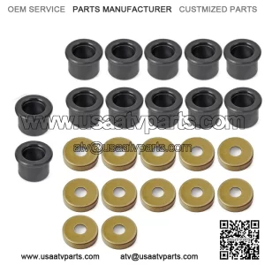 12X Front A Arm Bushing & Seal Caps Kit for Yamaha YFZ450 YFZ450R YFZ450X 04-22
