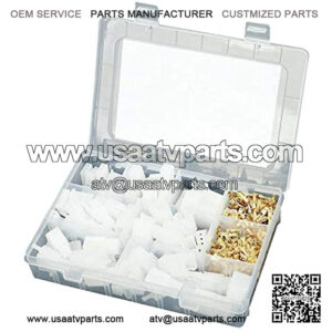 SMILERACING 380PCS 2 3 4 6 Pin Wire Automotive Connector Male Female Cable Terminal Plug Kit for Cars Motorcycles Boat Snowmobile Tricycle ATVs - Cable Up to 2.0mm