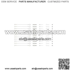 KEMIMOTO For Can Am Maverick X3 Clutch Cover Pin Kit Easy Belt Quick Release