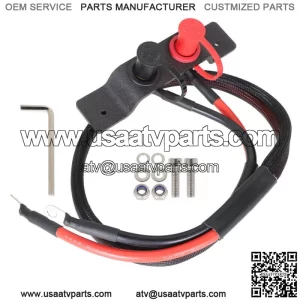 GENRICS For Can-am Maverick X3 Remote Battery Terminal Relocation Kit 11.68mm