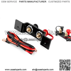 For Can-Am Maverick X3 Remote Battery Terminal Relocation Kit Battery Jump Post  (Fits: Yamaha Rhino 660)
