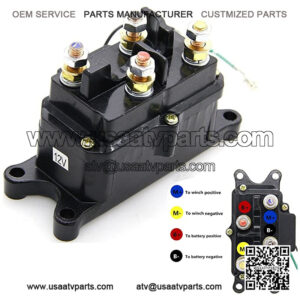 ATV UTV Winch Solenoid Contactor Relay & SwitchATV UTV Winch Solenoid Contactor Relay & Switch