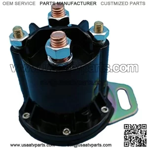 Starter Solenoid Relay Switch for Hydraulic Rv Grid Heater Lawn and Garden Applications 12V Copper Contact Plastic Case Max 150A-200A 4 Terminals New Z427