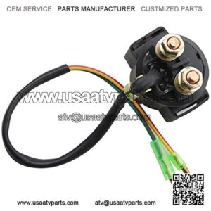 GOOFIT Relay Starter Solenoid Without Cap for Motorcycle ATV Scooter Snowmobile